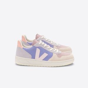 VEJA: V-10 SUEDE MULTICO LAVANDE